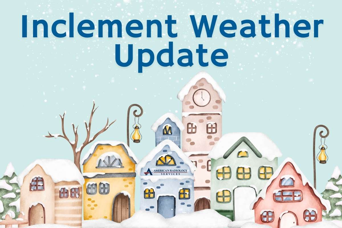 American Radiology locations will have a delayed opening at 9:00 AM on Wednesday, February 12, 2025