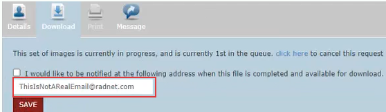 Email notification opt-in