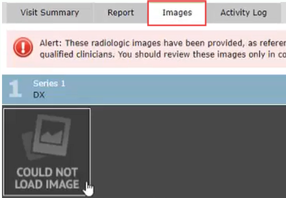 Images tab